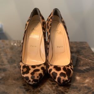 Christian Louboutin Leopard heels